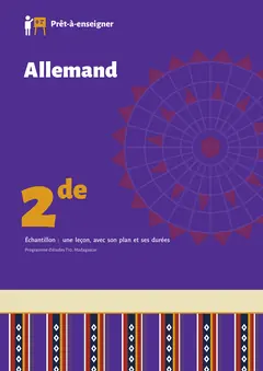 Couverture du manuel Allemand 2de