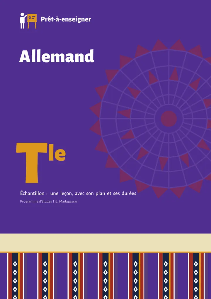 Échantillon Allemand Tle, toutes séries, page 1 sur 10