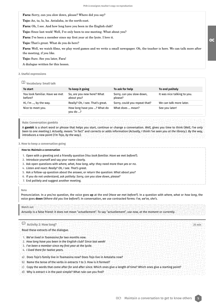Échantillon Anglais 1re L, page 6 sur 10