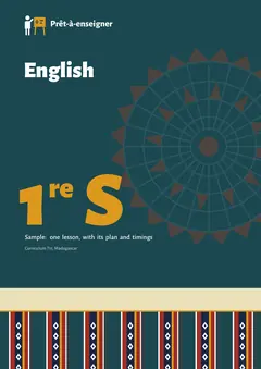 Couverture du manuel Anglais 1re S