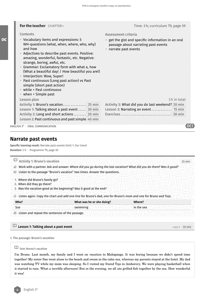 Échantillon Anglais 3e, page 5 sur 10
