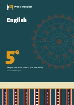 Couverture du manuel Anglais 5e