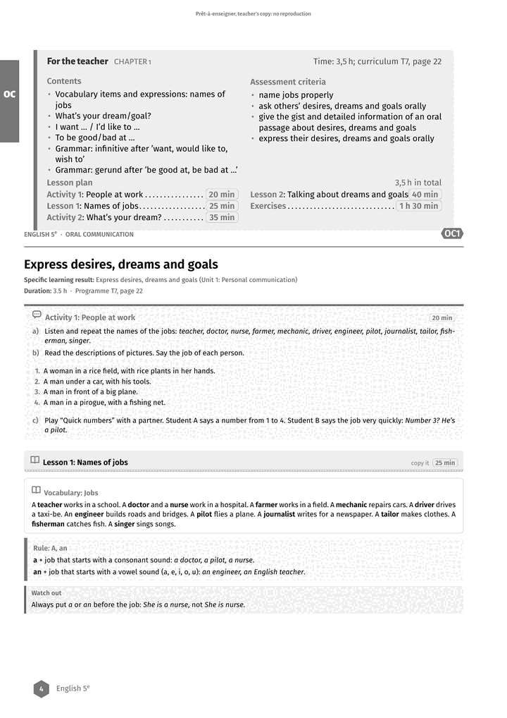 Échantillon Anglais 5e, page 5 sur 8