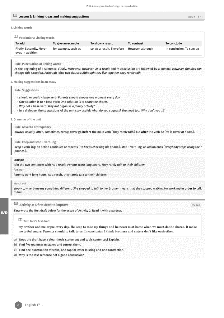 Échantillon Anglais Tle L, page 7 sur 10