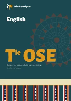 Couverture du manuel Anglais Tle OSE
