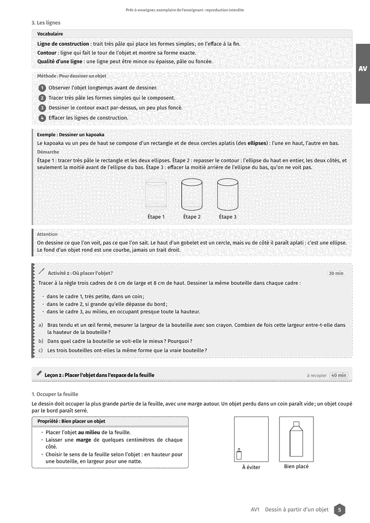 Échantillon Arts 3e, page 6 sur 10