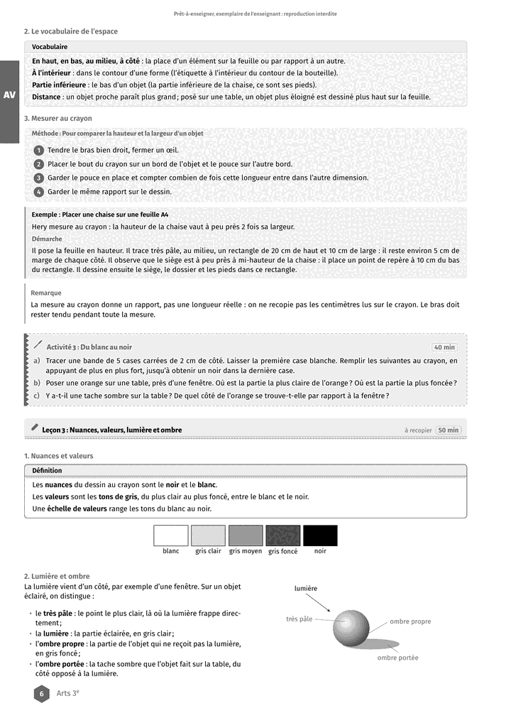 Échantillon Arts 3e, page 7 sur 10