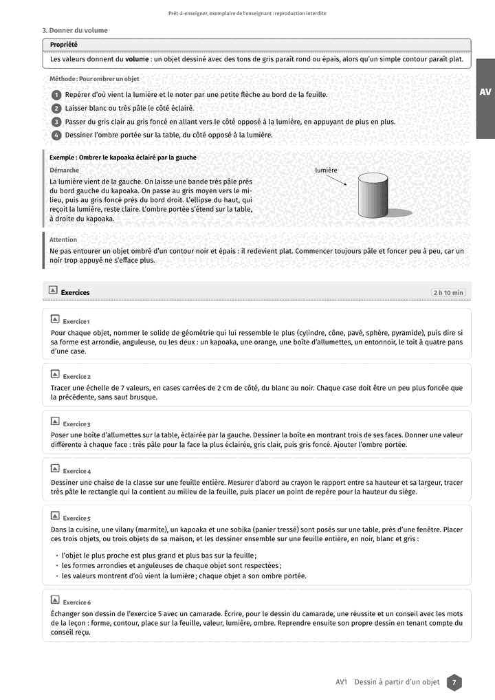 Échantillon Arts 3e, page 8 sur 10