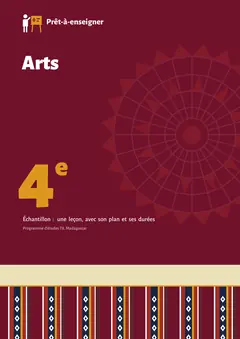Couverture du manuel Arts 4e