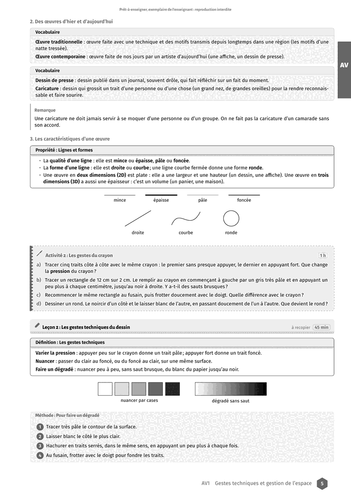 Échantillon Arts 5e, page 6 sur 10