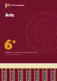 Couverture du manuel Arts 6e