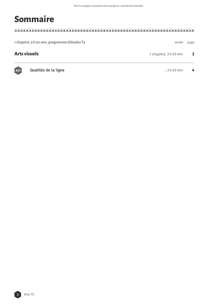 Échantillon Arts T5, page 3 sur 8