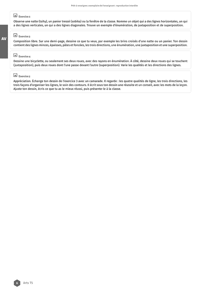 Échantillon Arts T5, page 7 sur 8