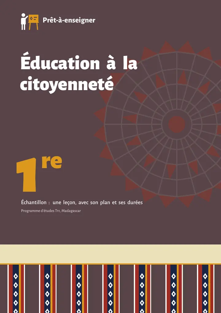 Échantillon Éducation à la citoyenneté 1re, toutes séries, page 1 sur 8
