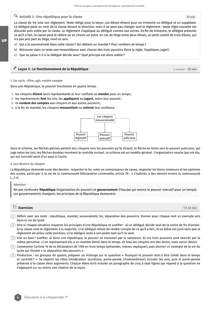 Échantillon Éducation à la citoyenneté 1re, toutes séries, page 7 sur 8