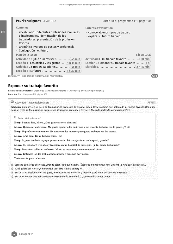 Échantillon Espagnol 1re, toutes séries, page 5 sur 10