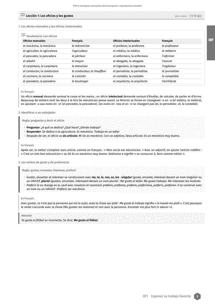 Échantillon Espagnol 1re, toutes séries, page 6 sur 10