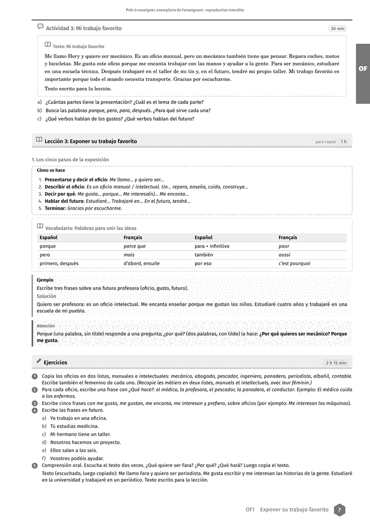 Échantillon Espagnol 1re, toutes séries, page 8 sur 10