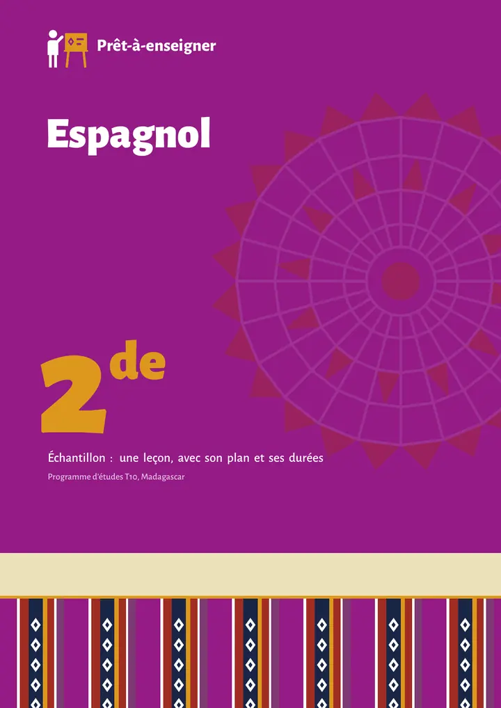 Échantillon Espagnol 2de, page 1 sur 12