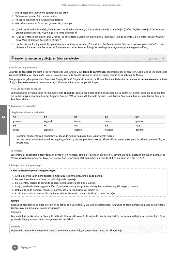 Échantillon Espagnol 2de, page 7 sur 12