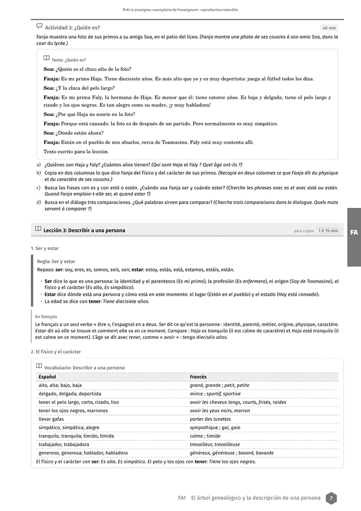 Échantillon Espagnol 2de, page 8 sur 12