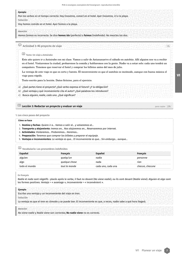 Échantillon Espagnol Tle, toutes séries, page 8 sur 10