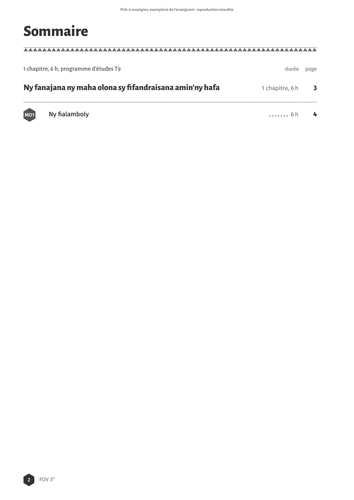 Échantillon FOV 3e, page 3 sur 8