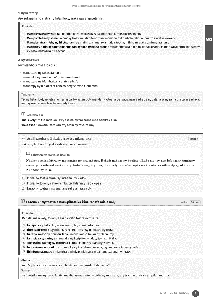 Échantillon FOV 3e, page 6 sur 8