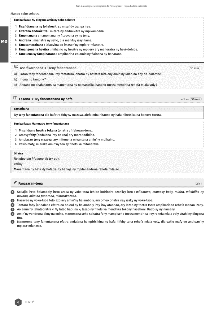 Échantillon FOV 3e, page 7 sur 8