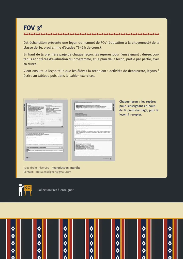 Échantillon FOV 3e, page 8 sur 8