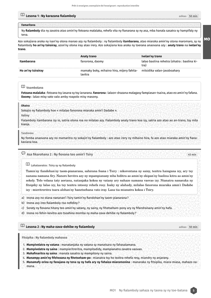 Échantillon FOV 4e, page 6 sur 10