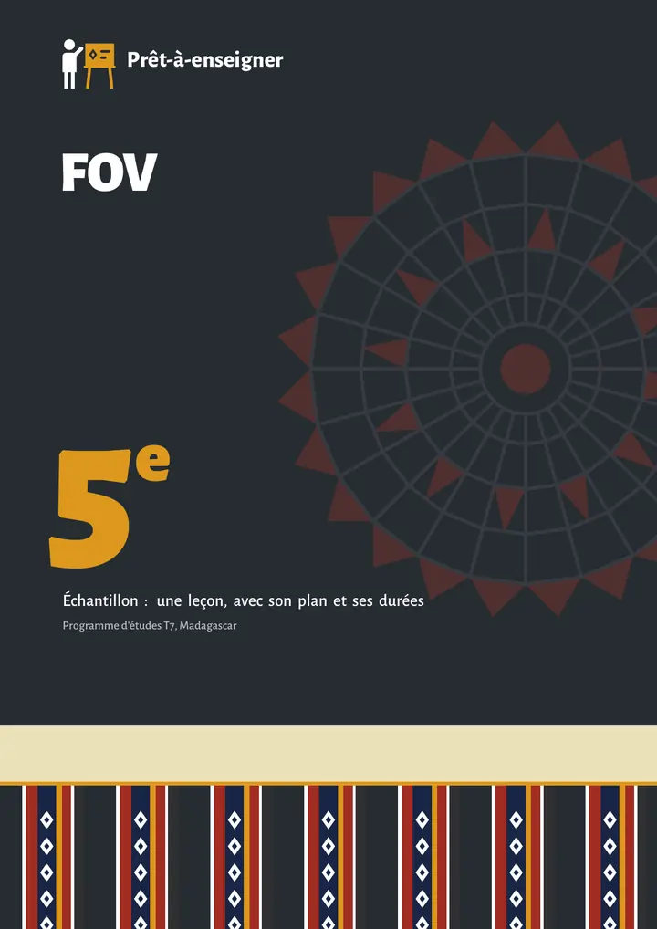 Échantillon FOV 5e, page 1 sur 8