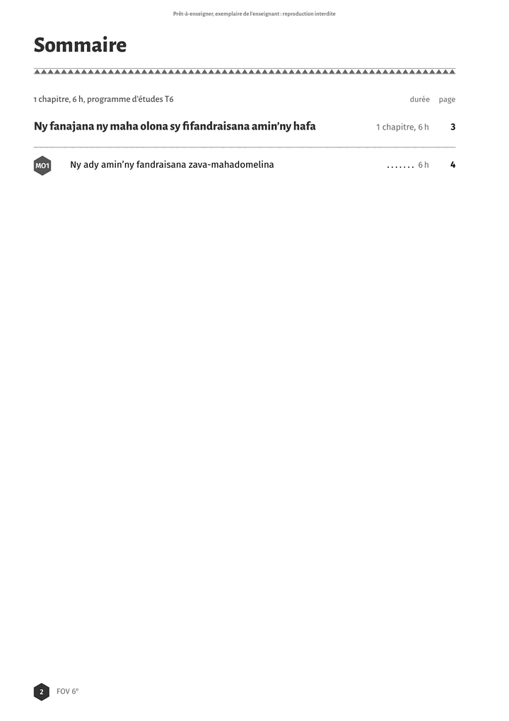 Échantillon FOV 6e, page 3 sur 10