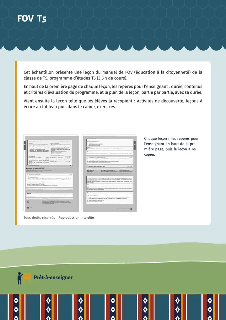 Échantillon FOV T5, page 8 sur 8