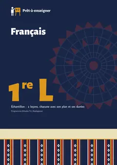 Couverture du manuel Français 1re L