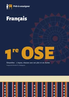 Couverture du manuel Français 1re OSE