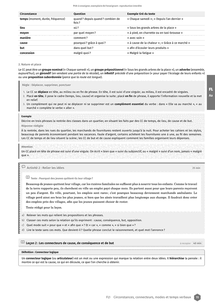 Échantillon Français 1re OSE, page 12 sur 16
