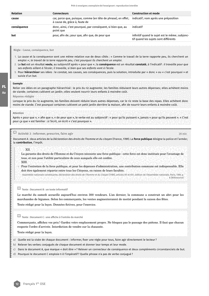 Échantillon Français 1re OSE, page 13 sur 16