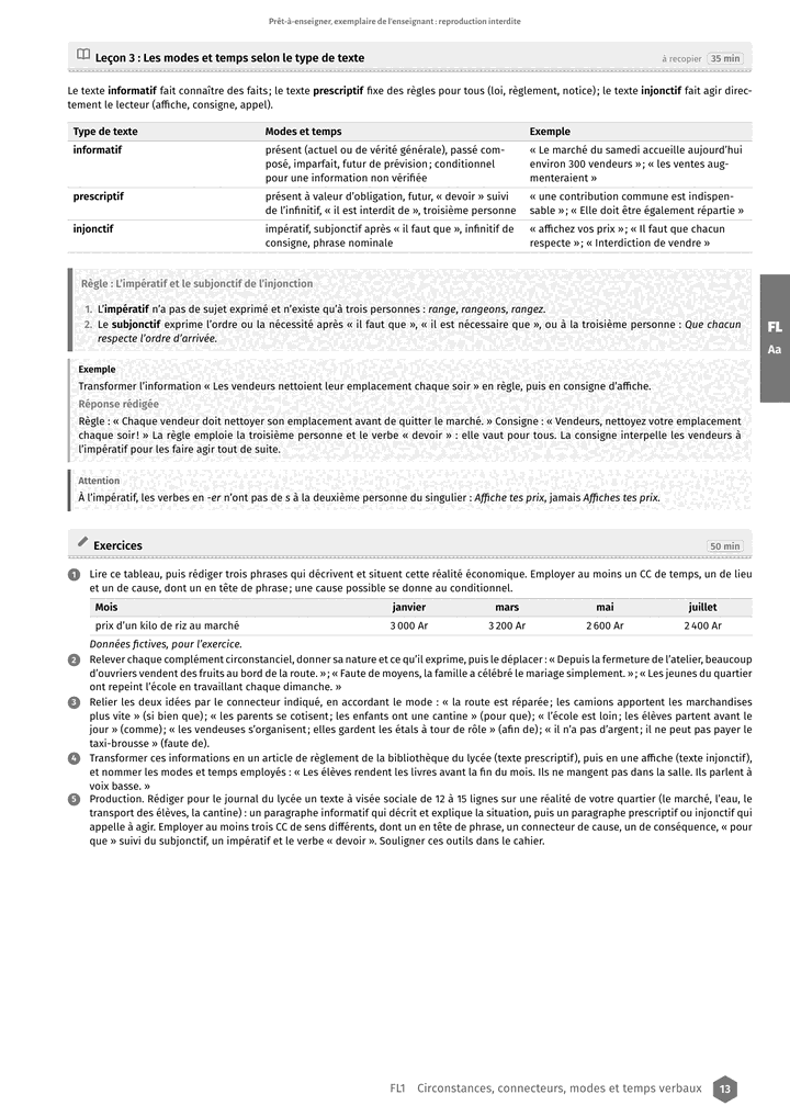 Échantillon Français 1re OSE, page 14 sur 16