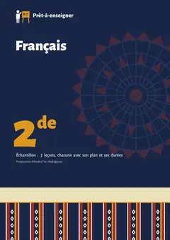 Couverture du manuel Français 2de