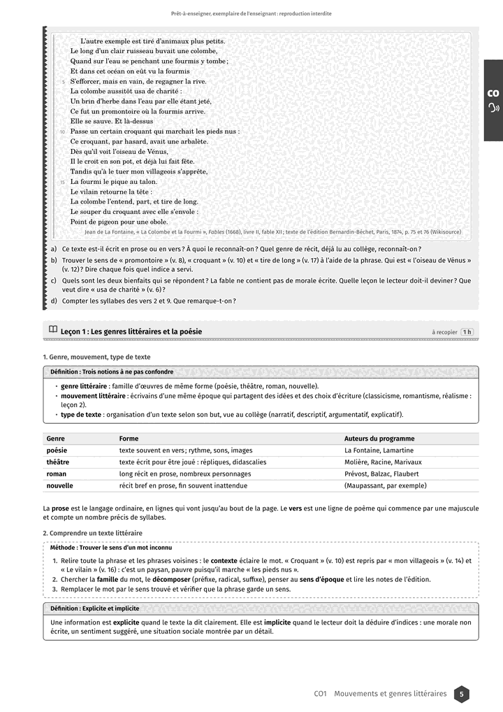 Échantillon Français 2de, page 6 sur 16