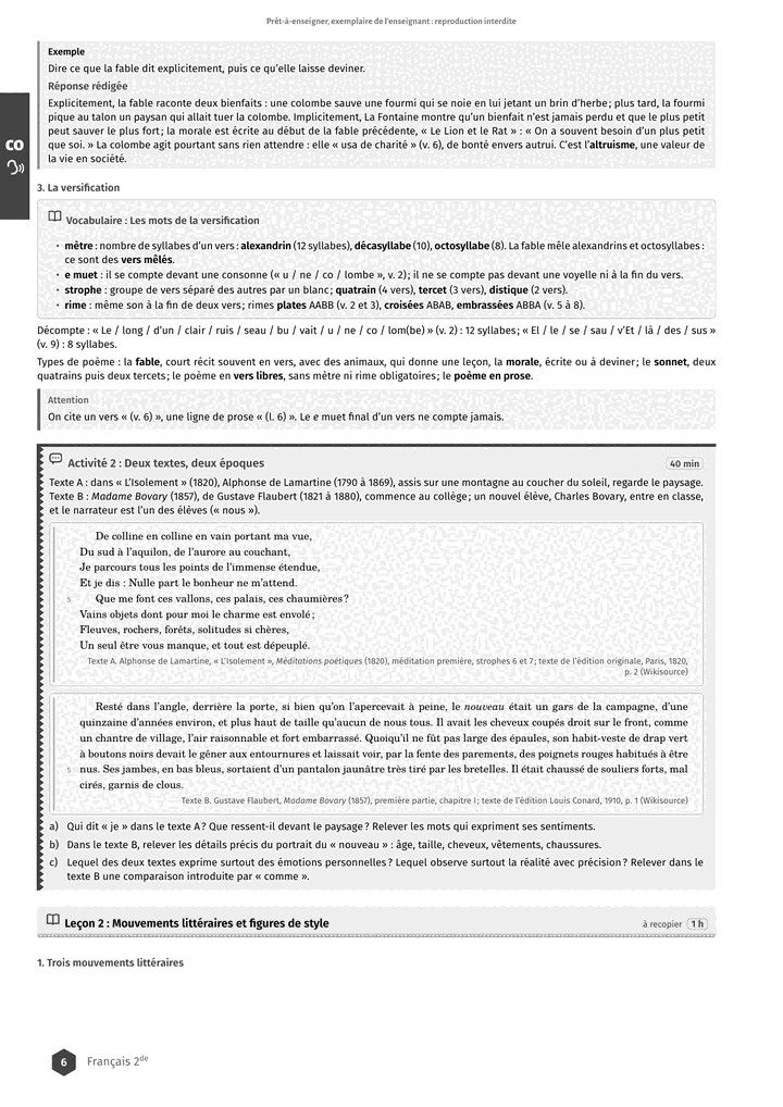 Échantillon Français 2de, page 7 sur 16