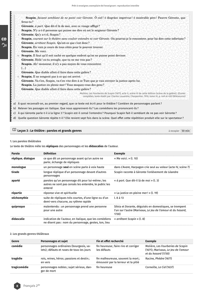 Échantillon Français 2de, page 9 sur 16