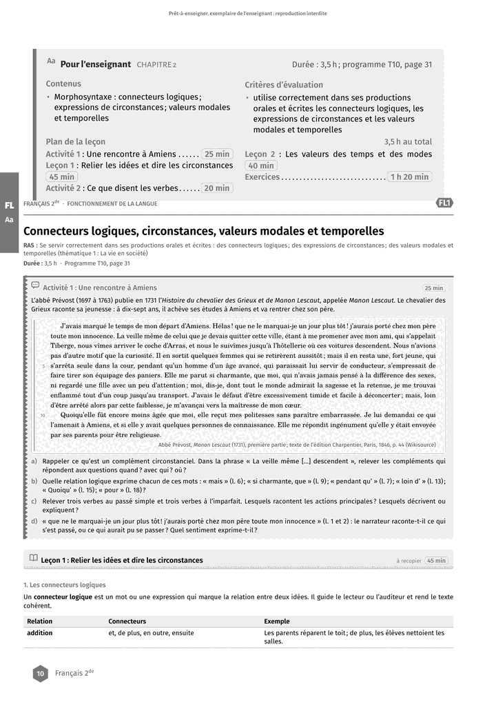 Échantillon Français 2de, page 11 sur 16