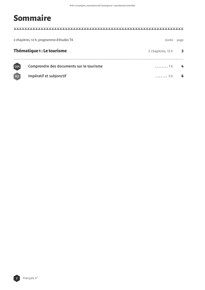 Échantillon Français 4e, page 3 sur 10