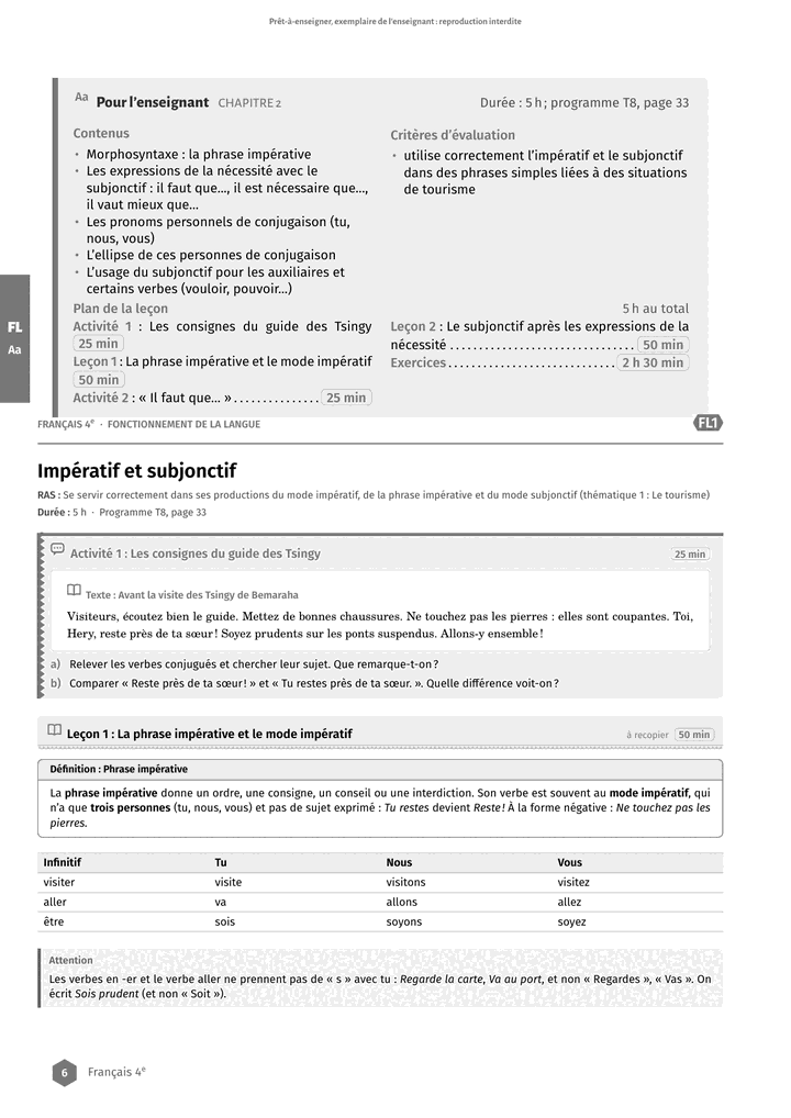 Échantillon Français 4e, page 7 sur 10