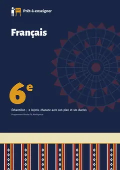 Couverture du manuel Français 6e