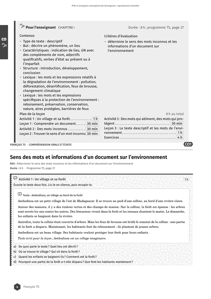 Échantillon Français T5, page 5 sur 10