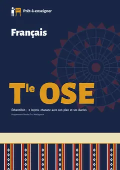 Couverture du manuel Français Tle OSE