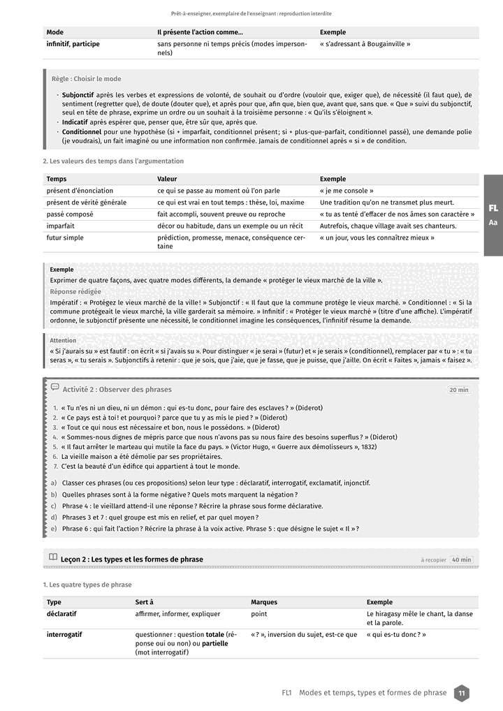 Échantillon Français Tle OSE, page 12 sur 16